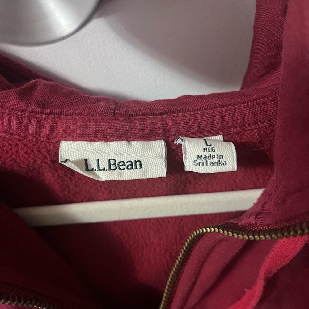 L.L. Bean Women's Red Pullover Jacket - Picture 3 of 4